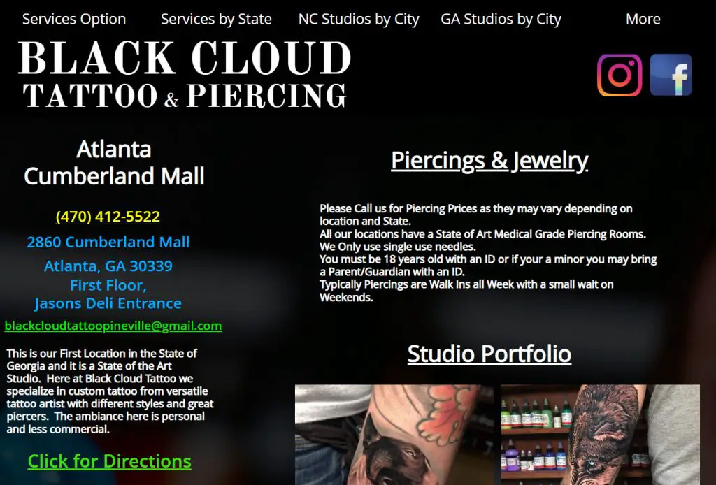 Black Cloud Tattoo Studio