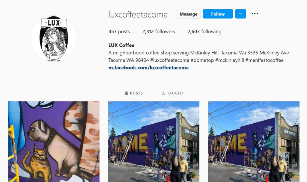 Lux Perpetua Coffee Tacoma