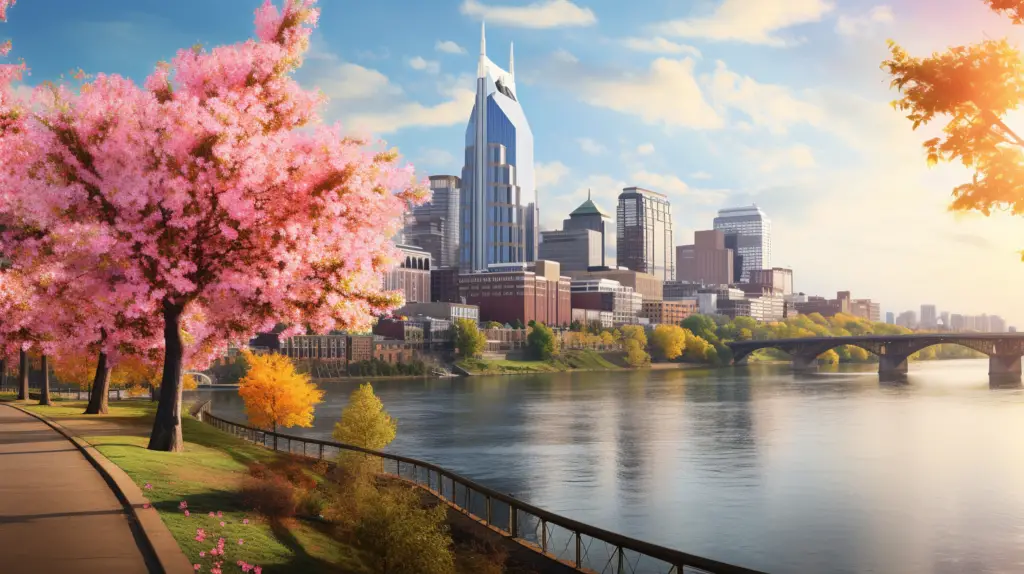 Nashville in vibrant seasons