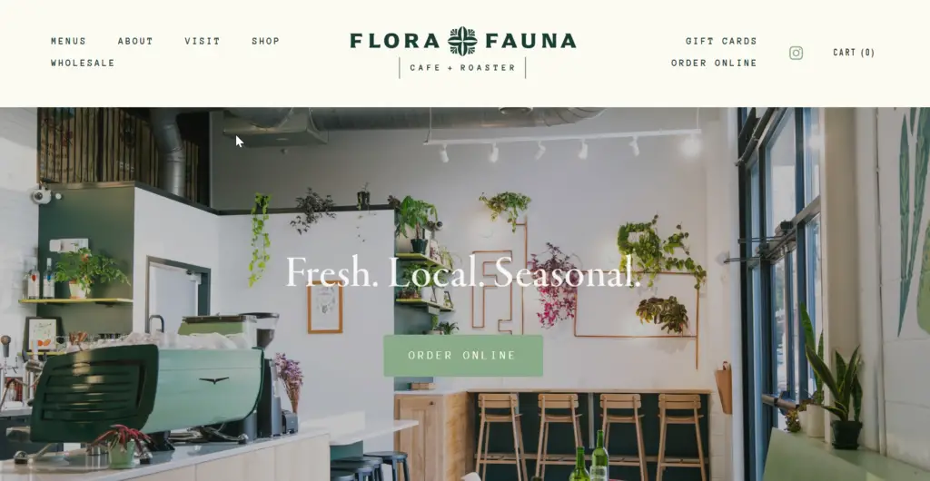 Flora and Fauna coffee